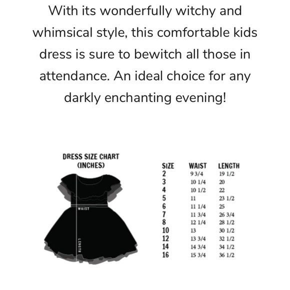 Taylor Joelle Gothic Gown in Tulle 3 Childrens. Wednesday Halloween Cost… - Picture 7 of 11